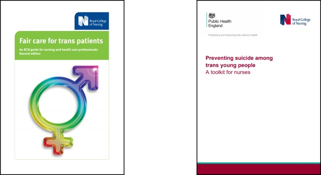 Cover of two publications aimed at nurses